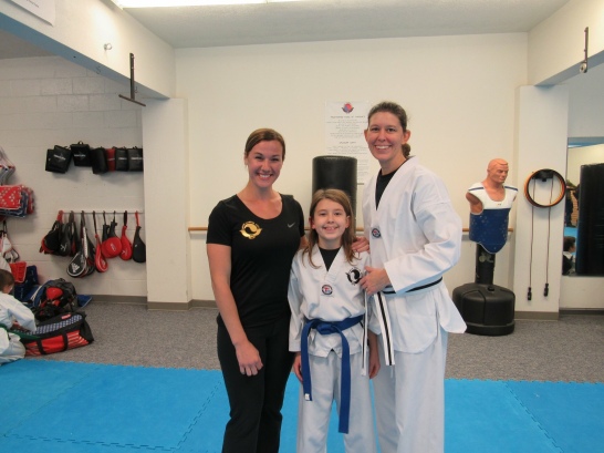 Taekwondo with my daughter and Master Jobin